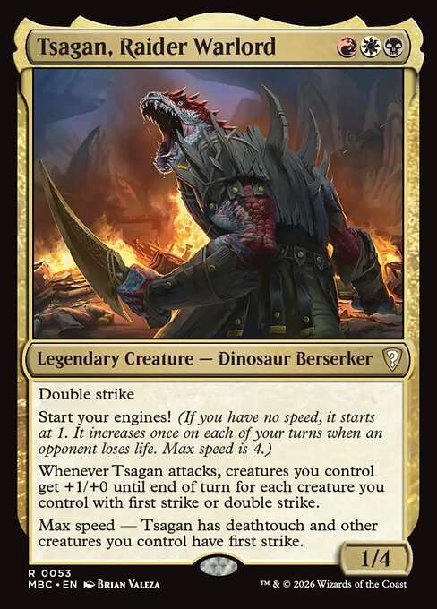 Tsagan, Raider Warlord [Foil]