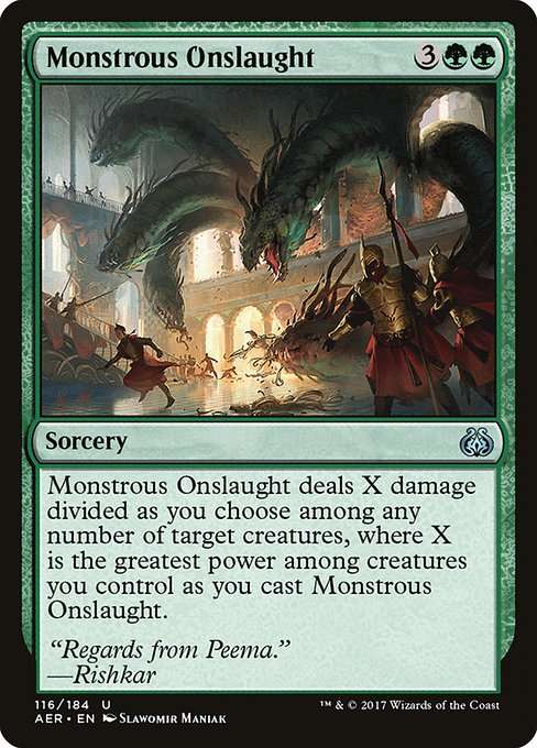 Monstrous Onslaught [Foil]