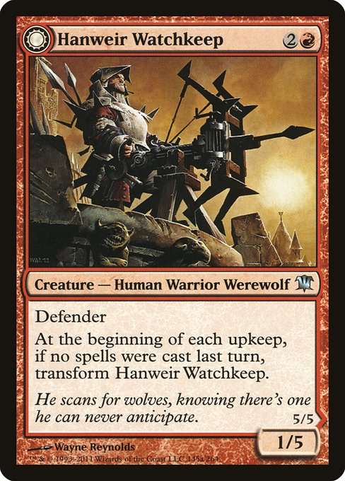 Hanweir Watchkeep // Bane of Hanweir [Foil]