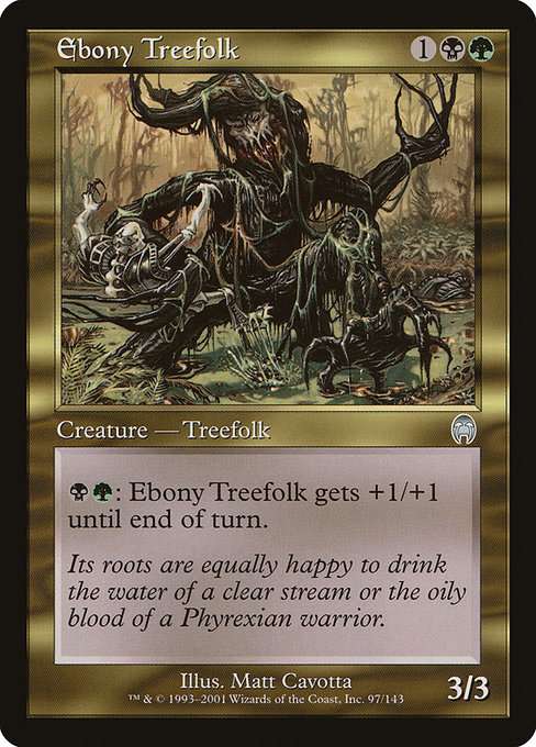 Ebony Treefolk [Foil]