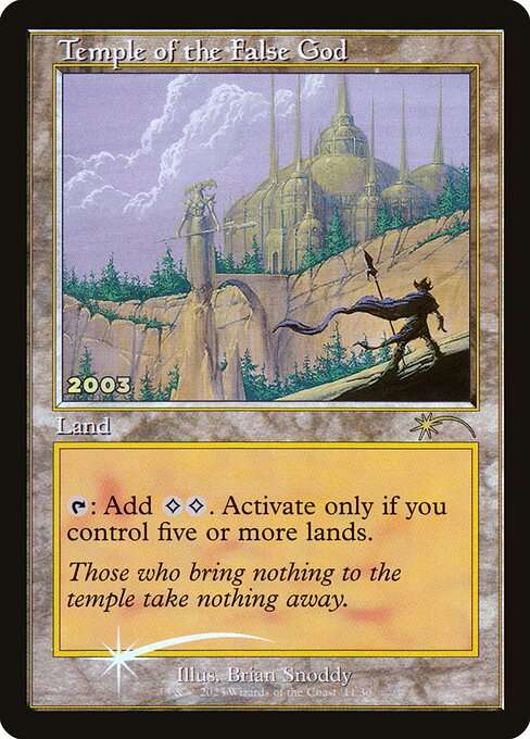 Temple of the False God [Foil]