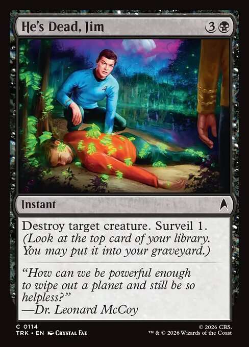 He's Dead, Jim [Foil]