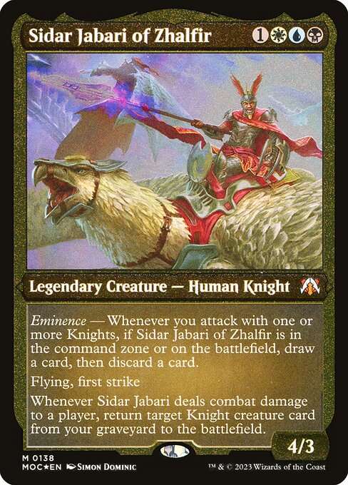 Sidar Jabari of Zhalfir [Etched]