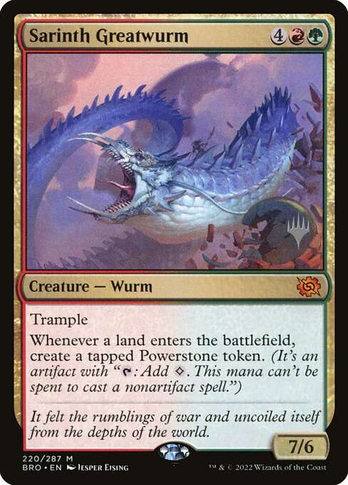Sarinth Greatwurm [Foil]