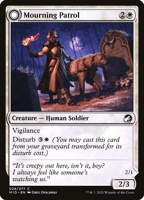 Mourning Patrol // Morning Apparition [Foil]
