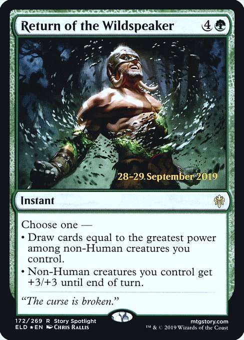 Return of the Wildspeaker [Foil]
