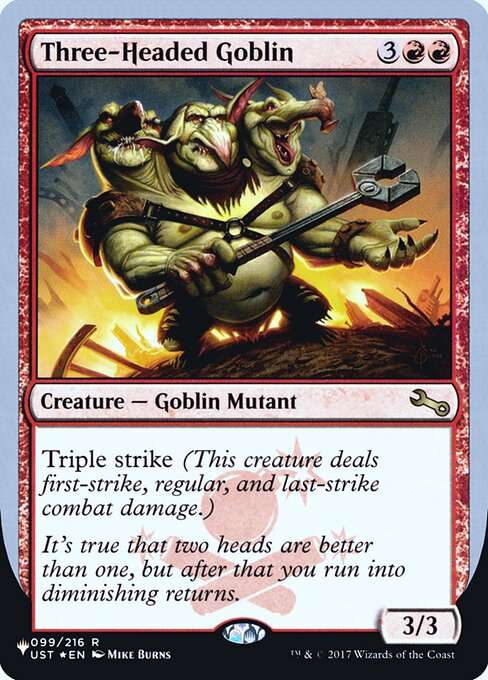 Three-Headed Goblin [Foil]