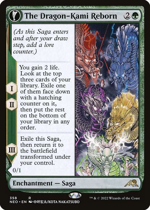 The Dragon-Kami Reborn // Dragon-Kami's Egg [Foil]
