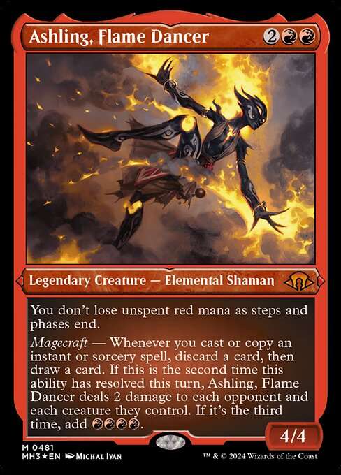 Ashling, Flame Dancer [Etched]