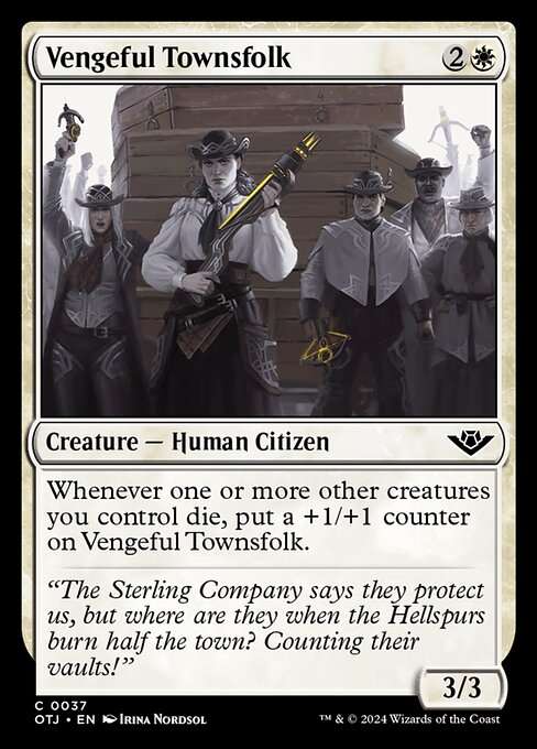 Vengeful Townsfolk [Foil]