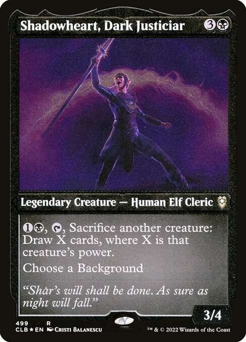 Shadowheart, Dark Justiciar [Etched]