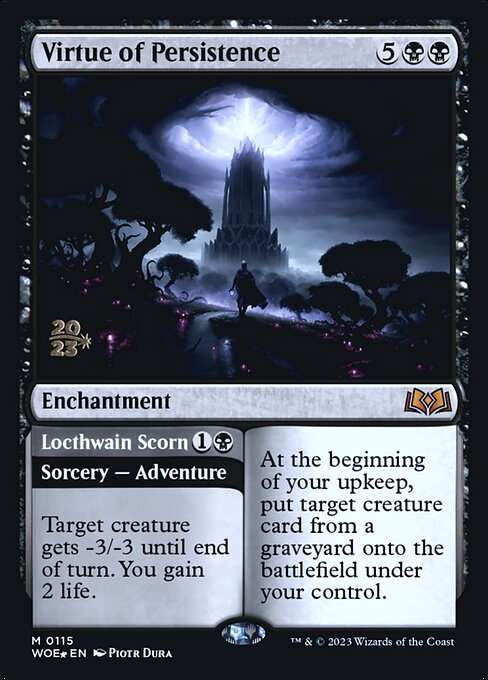 Virtue of Persistence // Locthwain Scorn [Foil]