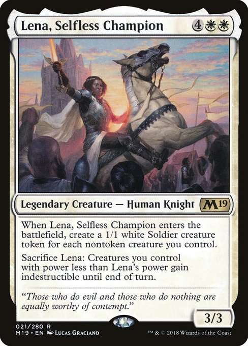 Lena, Selfless Champion [Foil]