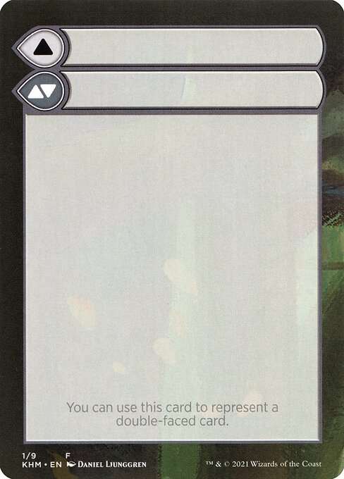 Double-Faced Substitute Card