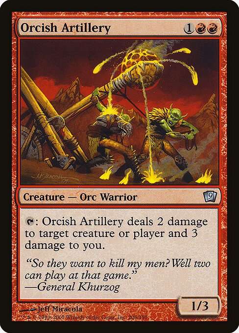 Orcish Artillery [Foil]