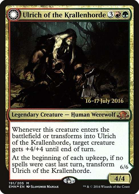 Ulrich of the Krallenhorde // Ulrich, Uncontested Alpha [Foil]