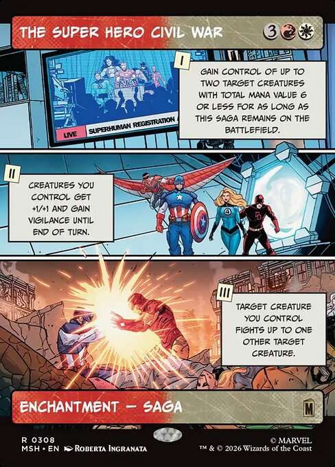 The Super Hero Civil War [Foil]