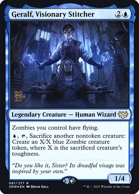 Geralf, Visionary Stitcher [Foil]