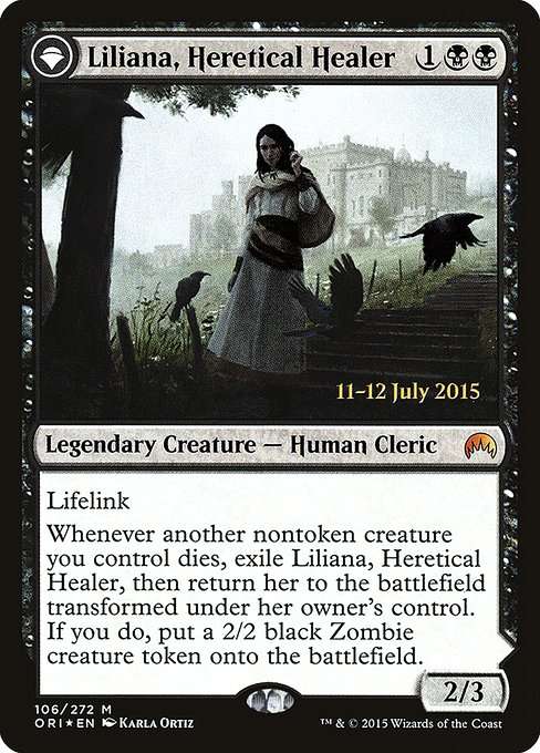 Liliana, Heretical Healer // Liliana, Defiant Necromancer [Foil]