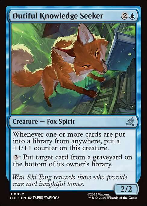 Dutiful Knowledge Seeker [Foil]