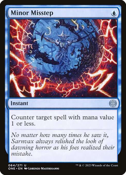 Minor Misstep [Foil]