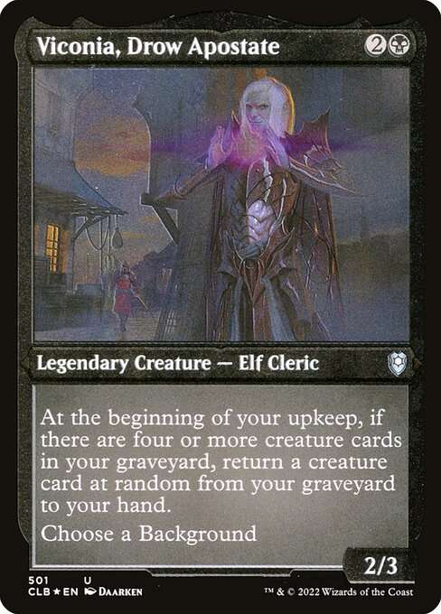Viconia, Drow Apostate [Etched]