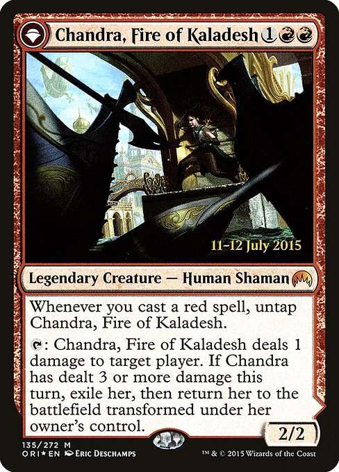 Chandra, Fire of Kaladesh // Chandra, Roaring Flame [Foil]