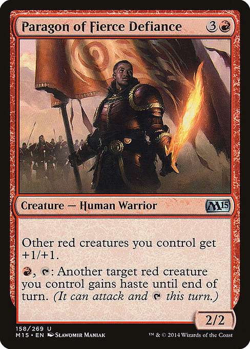 Paragon of Fierce Defiance [Foil]
