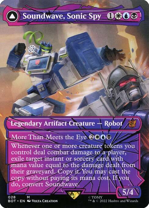 Soundwave, Sonic Spy // Soundwave, Superior Captain [Foil]