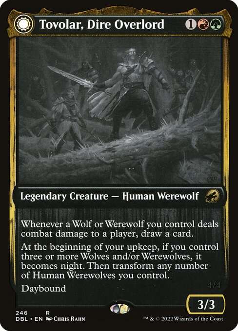 Tovolar, Dire Overlord // Tovolar, the Midnight Scourge [Foil]