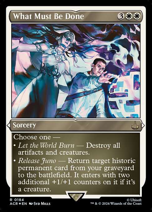 What Must Be Done [Etched]