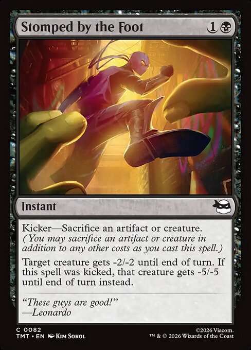 Stomped by the Foot [Foil]