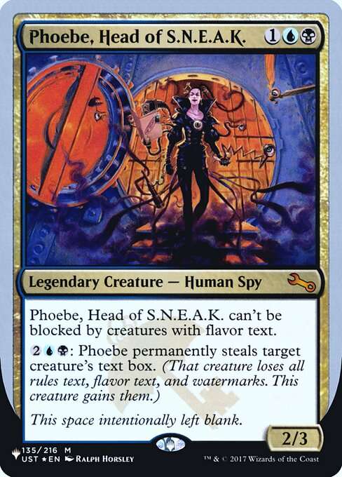 Phoebe, Head of S.N.E.A.K. [Foil]