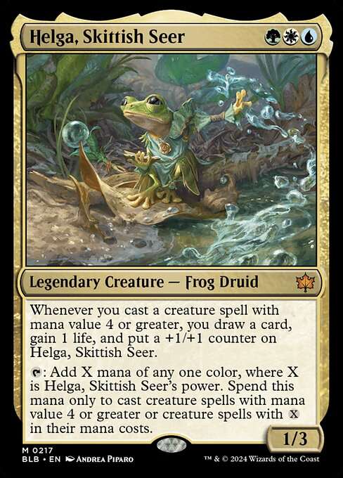 Helga, Skittish Seer [Foil]