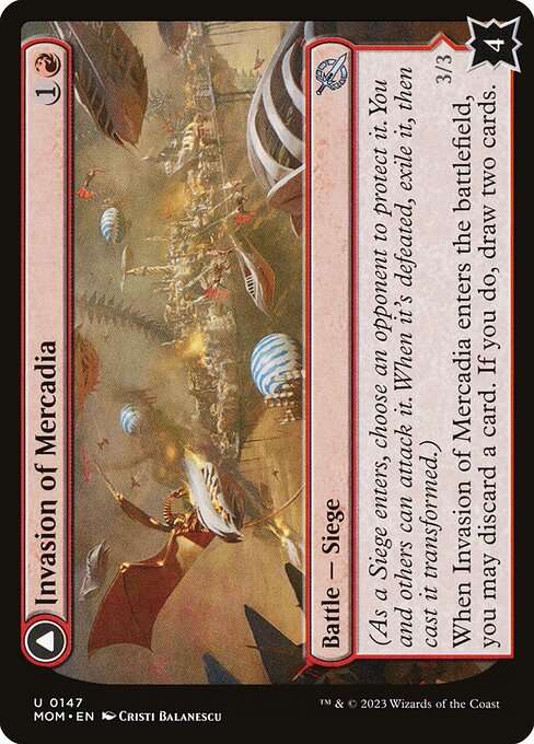 Invasion of Mercadia // Kyren Flamewright [Foil]