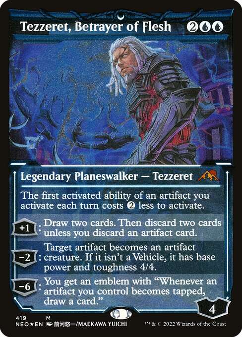 Tezzeret, Betrayer of Flesh [Etched]
