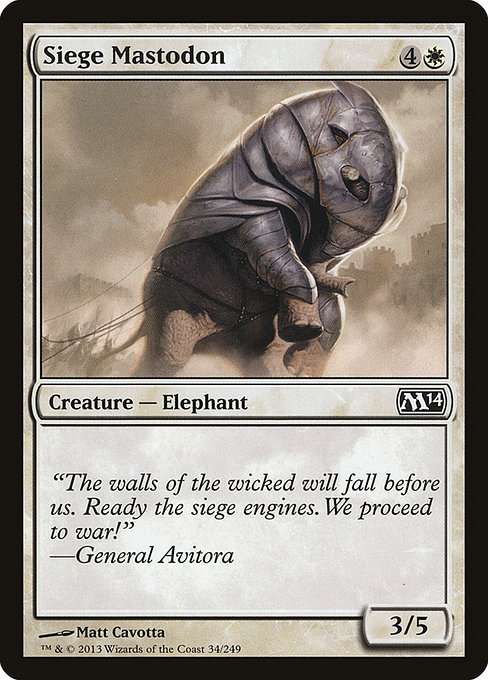 Siege Mastodon [Foil]