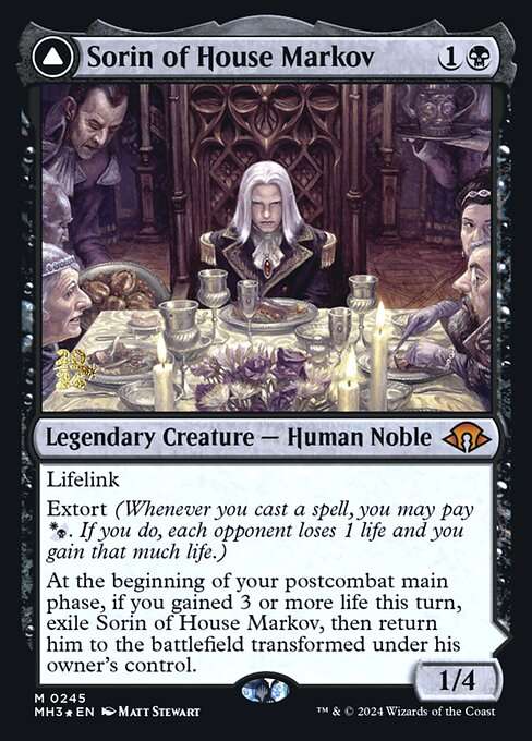 Sorin of House Markov // Sorin, Ravenous Neonate [Foil]