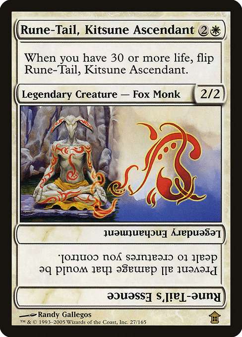 Rune-Tail, Kitsune Ascendant // Rune-Tail's Essence [Foil]