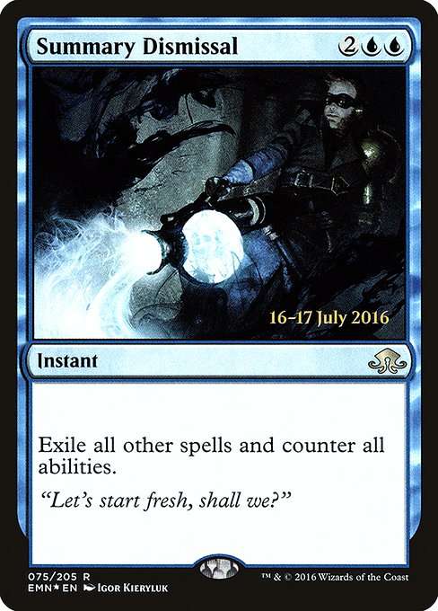 Summary Dismissal [Foil]