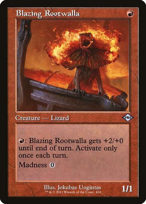 Blazing Rootwalla [Foil]