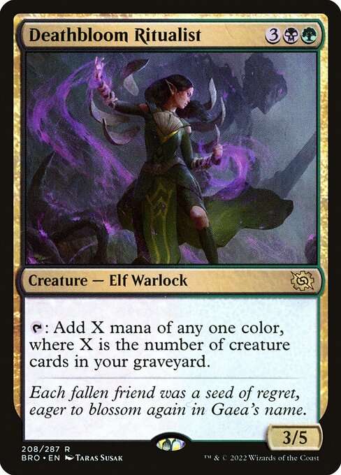 Deathbloom Ritualist [Foil]