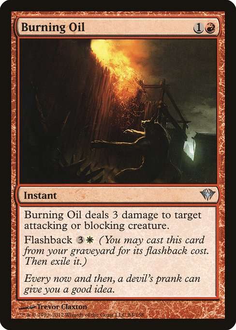 Burning Oil [Foil]