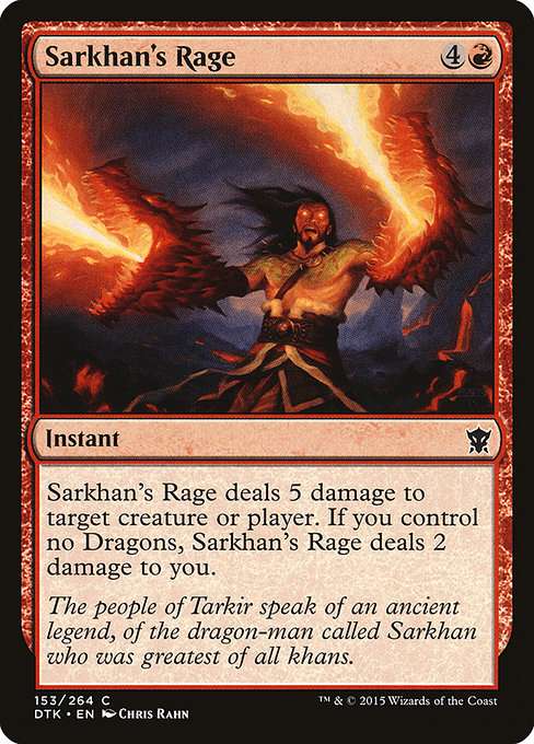 Sarkhan's Rage [Foil]