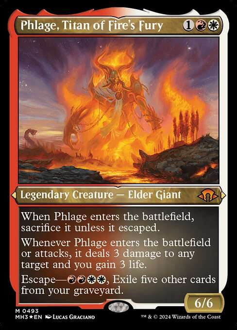 Phlage, Titan of Fire's Fury [Etched]