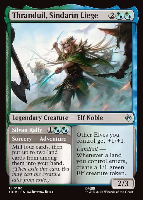 Thranduil, Sindarin Liege // Silvan Rally [Foil]