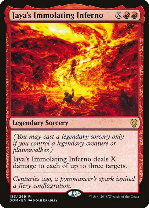 Jaya's Immolating Inferno [Foil]