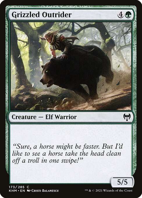 Grizzled Outrider [Foil]