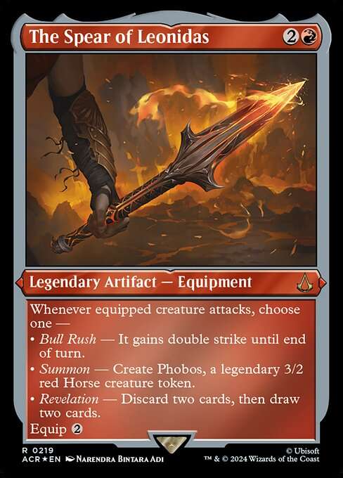 The Spear of Leonidas [Etched]