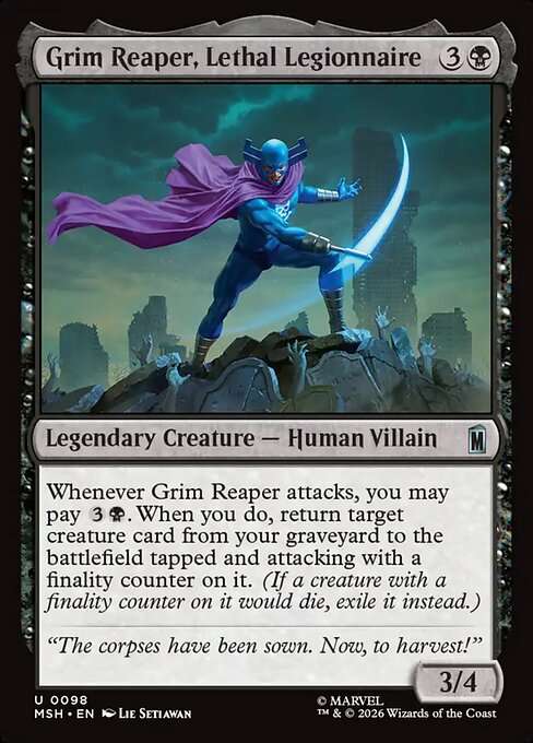 Grim Reaper, Lethal Legionnaire [Foil]